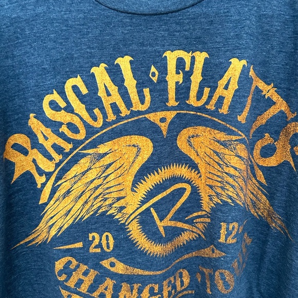 Rascal Flats Country Tour 2012 Graphic T-Shirt Size Large - Picture 3 of 3